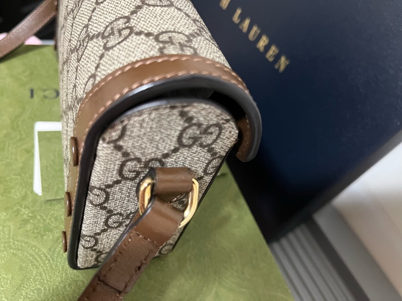 Gucci horsebit 1955 迷你肩斜背包-11