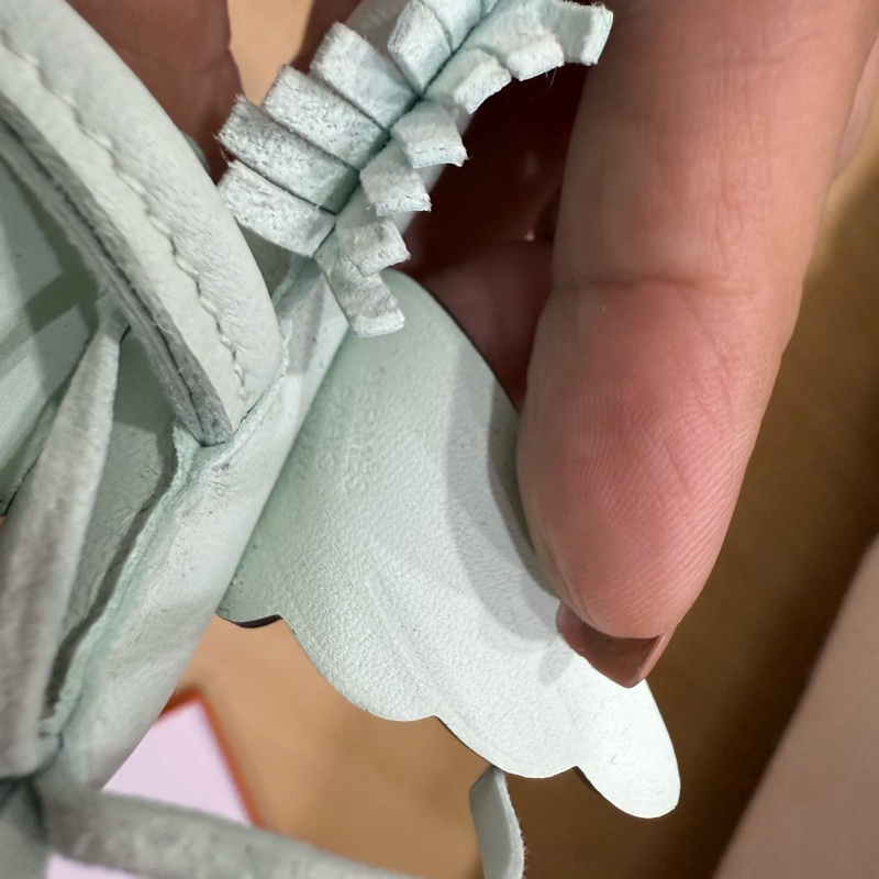 《二手》W刻愛馬仕 hermes Rodeo小飛馬 氣泡綠 包包吊飾-2