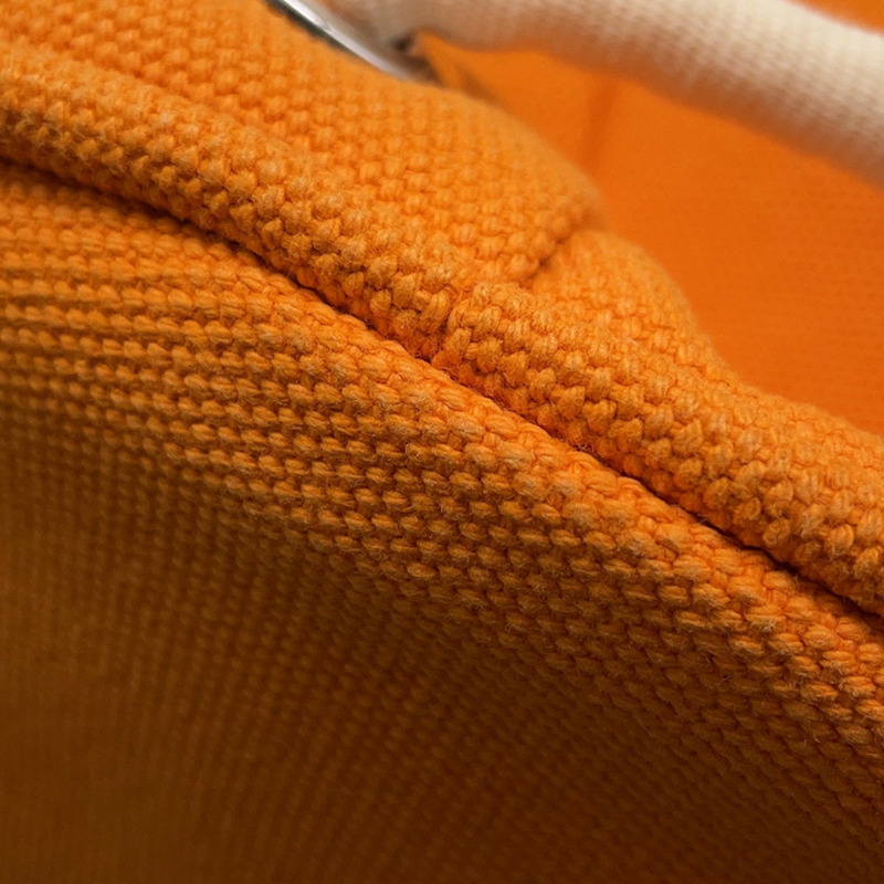 Hermes Hermès Sac Marine Recife PM 橙色帆布單肩包。-8