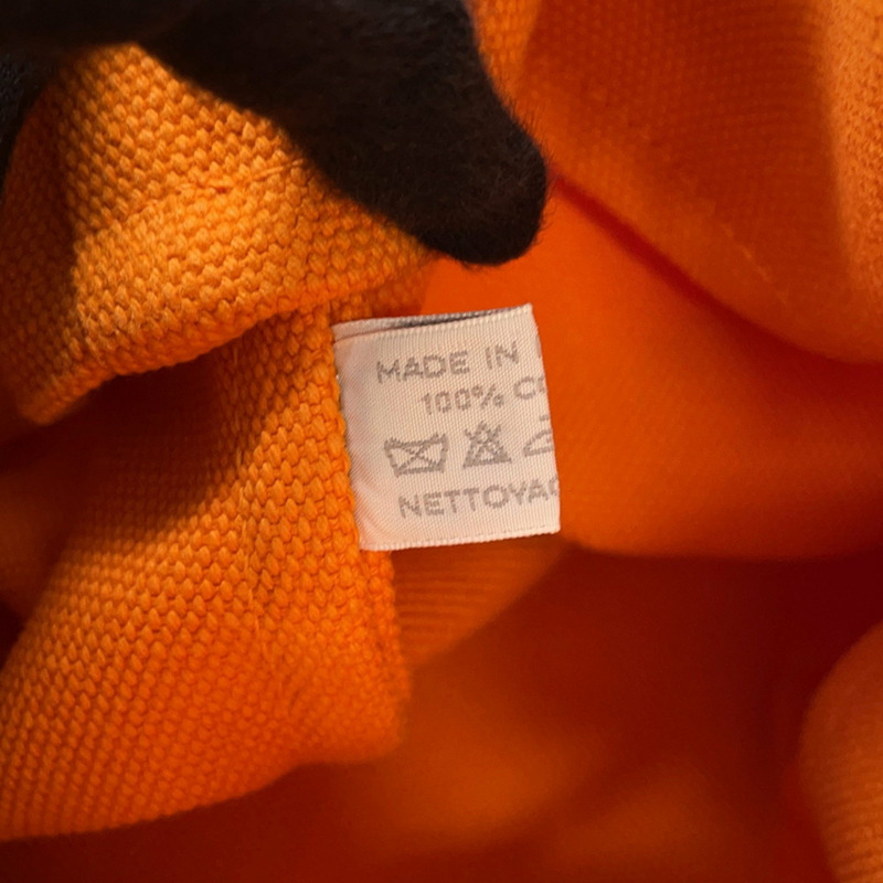 Hermes Hermès Sac Marine Recife PM 橙色帆布單肩包。-13