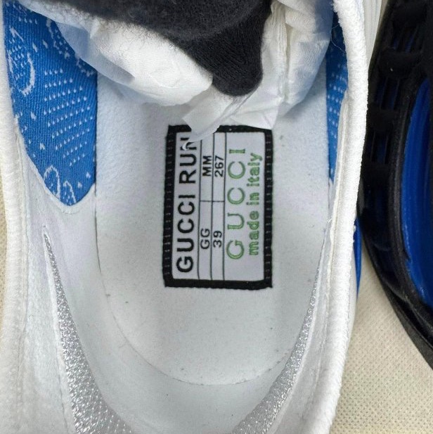 Gucci全新未穿美美的藍色休閒鞋-4