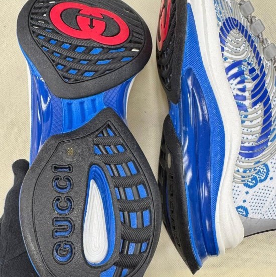 Gucci全新未穿美美的藍色休閒鞋-6