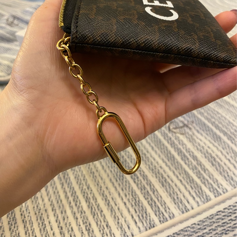 ❤️CELINE 老花字母零錢包-4