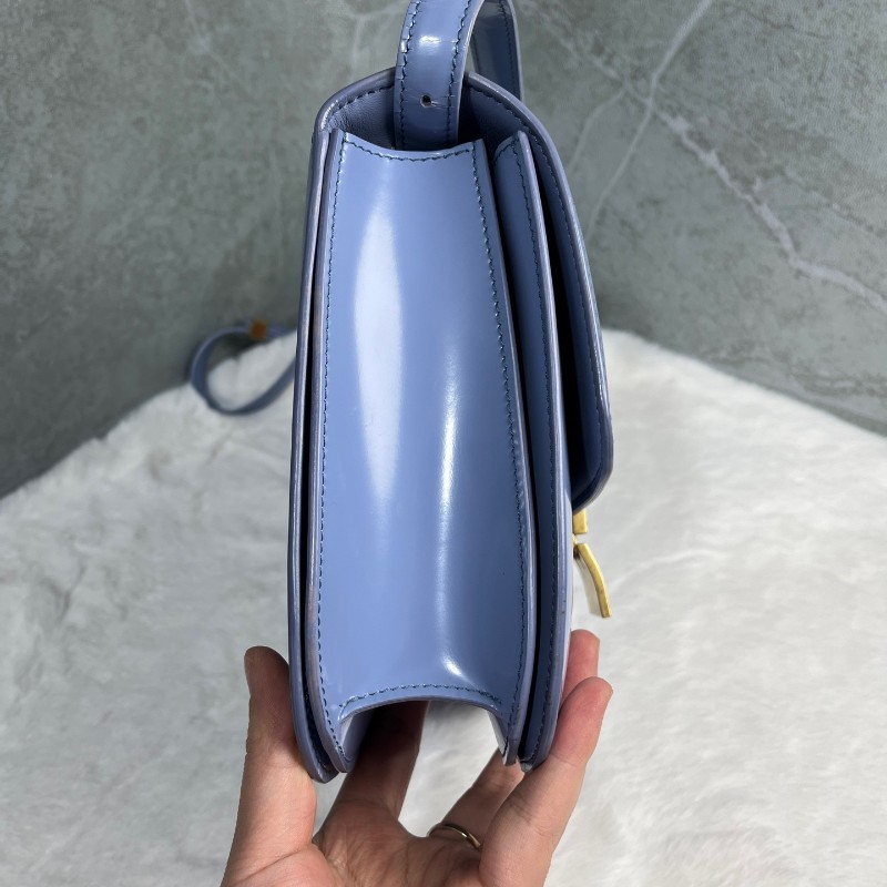 Celine Classic Box藍色光面牛皮豆腐包 肩背包斜背包 164173AFD.29PO-4