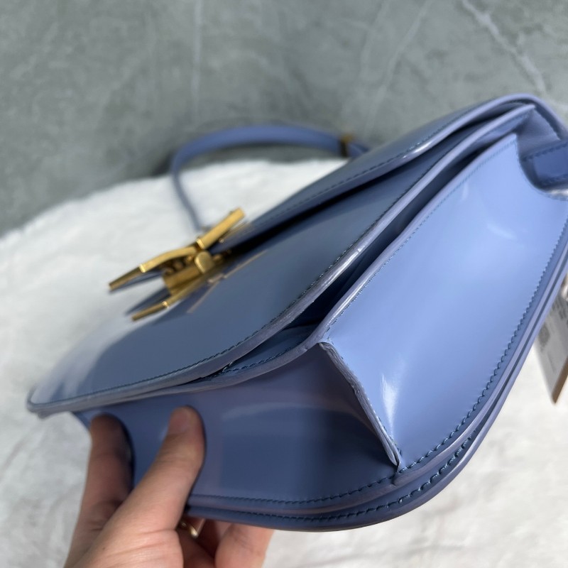 Celine Classic Box藍色光面牛皮豆腐包 肩背包斜背包 164173AFD.29PO-9