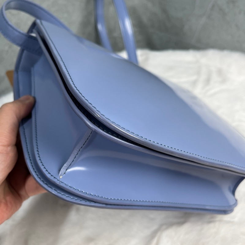 Celine Classic Box藍色光面牛皮豆腐包 肩背包斜背包 164173AFD.29PO-10