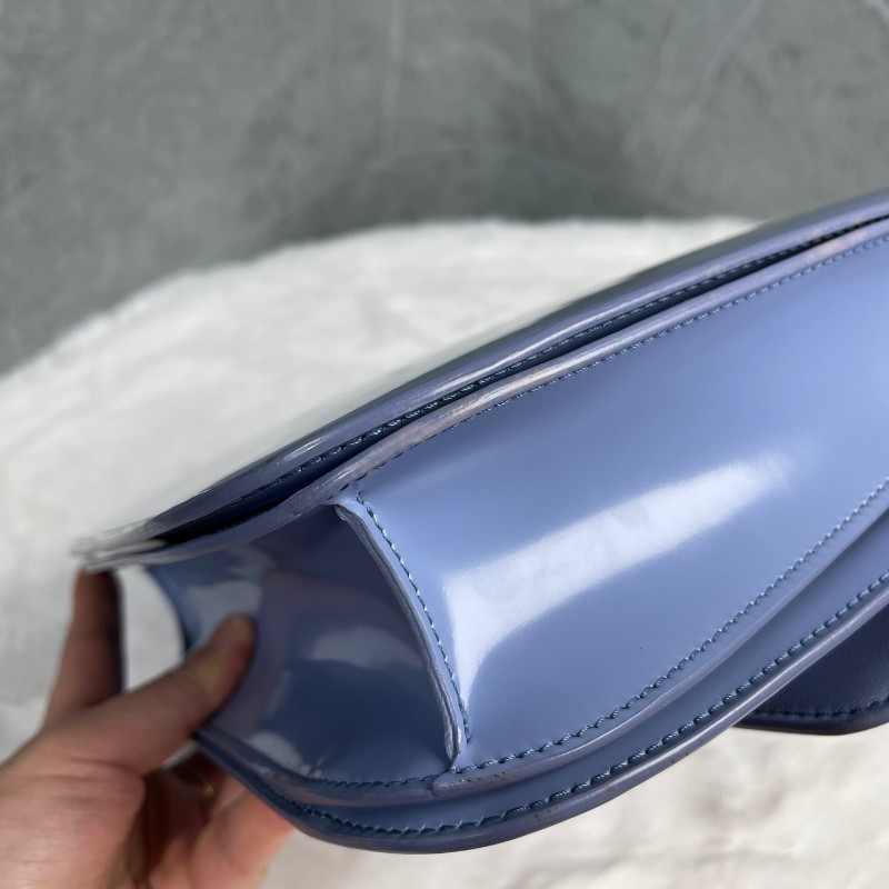 Celine Classic Box藍色光面牛皮豆腐包 肩背包斜背包 164173AFD.29PO-11