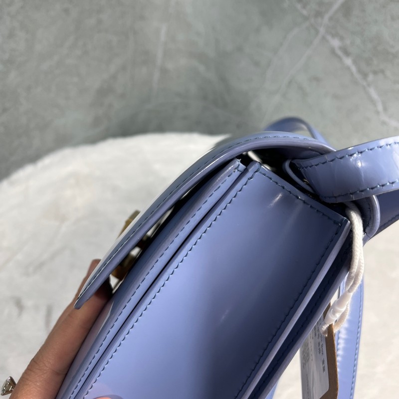 Celine Classic Box藍色光面牛皮豆腐包 肩背包斜背包 164173AFD.29PO-15