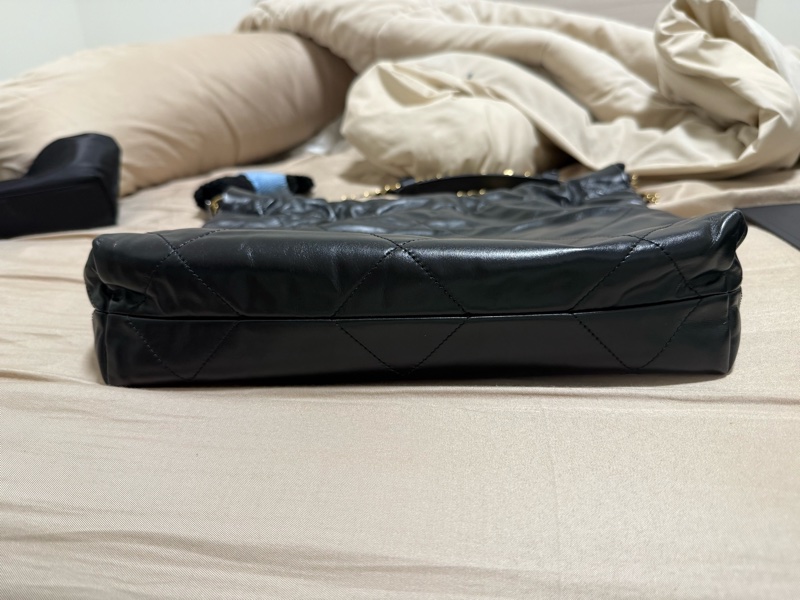 香奈兒22bag黑金小號-4