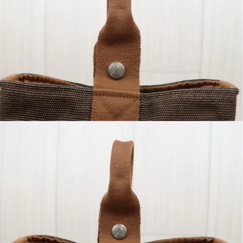 「JL精品代購」9新 Hermes 愛馬仕帆布菜籃包-4