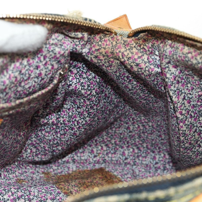 【日本直送】LOUIS VUITTON 字母牛仔布拼布 Speedy 30 包 藍色 M95380 正品 yk19687A-25