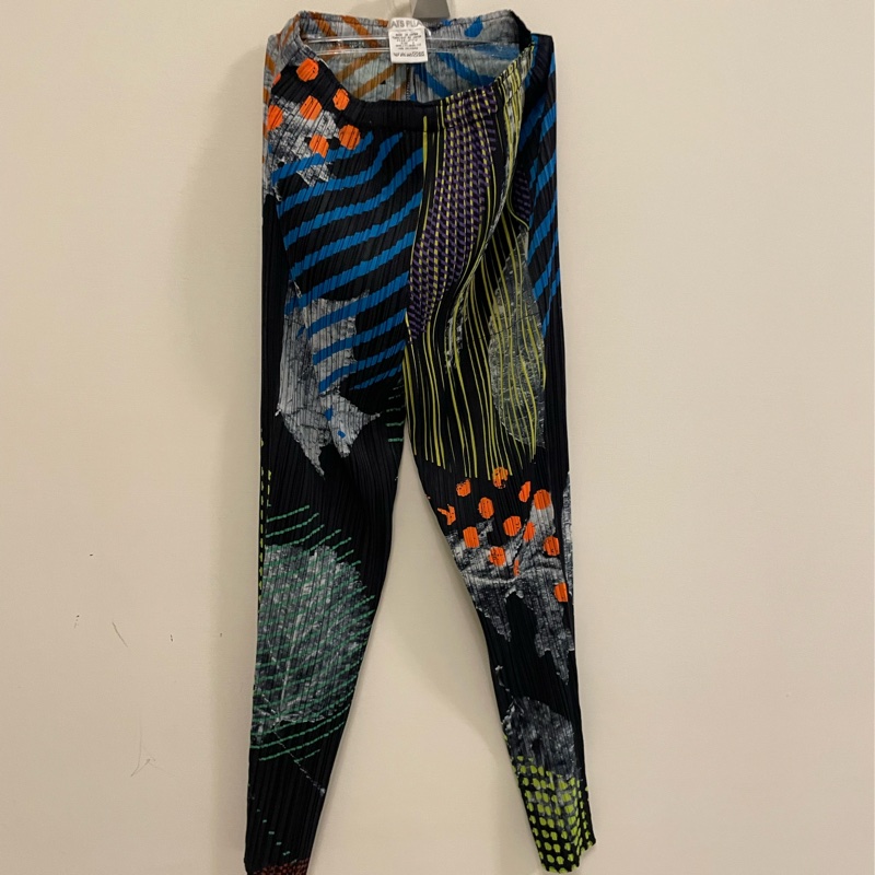 ▪️富貴選物FUGUEI▪️三宅一生PP 彩色幾何長褲-0