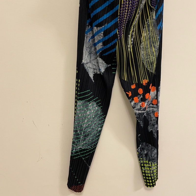 ▪️富貴選物FUGUEI▪️三宅一生PP 彩色幾何長褲-3