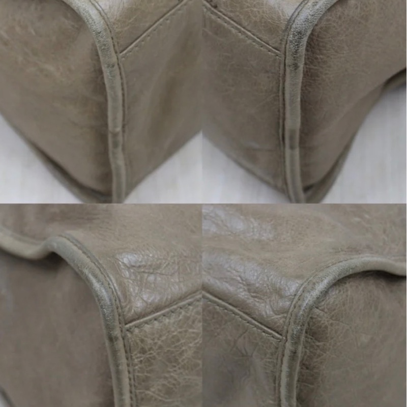 「JL精品代購」Balenciaga 機車包 奶茶色-7