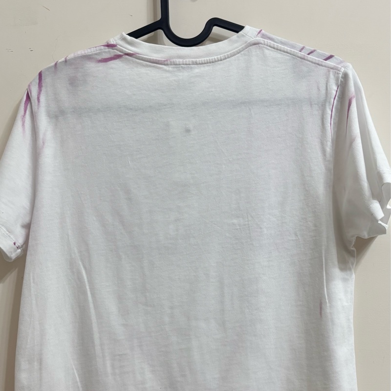 Loewe 粉色logo印花字母T恤-5