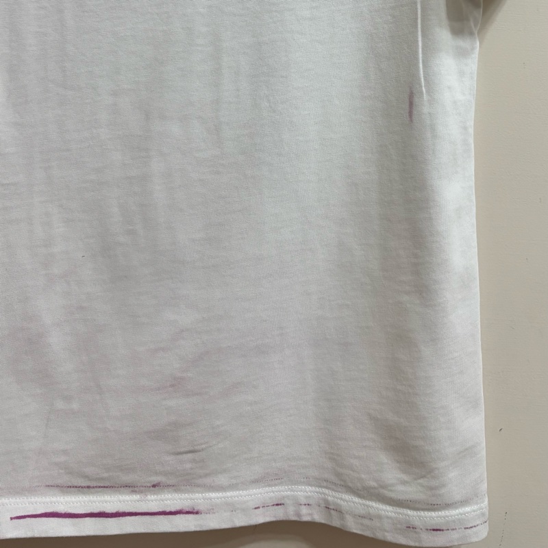 Loewe 粉色logo印花字母T恤-13