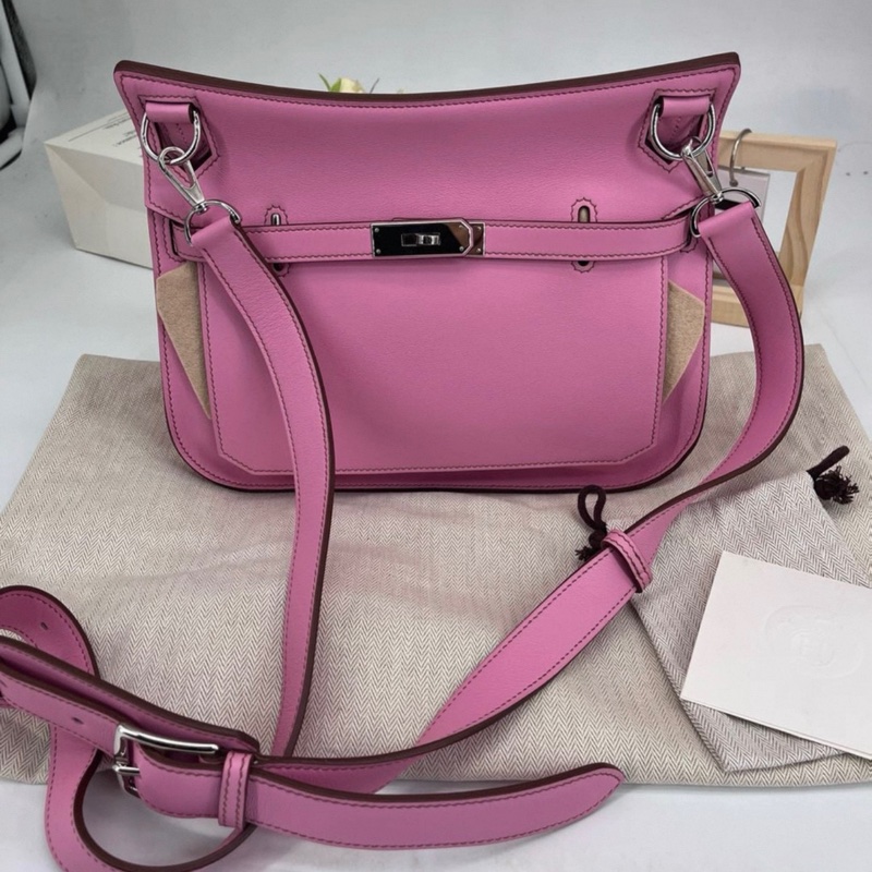 愛馬仕 98新A級 HERMES JYPSIERE 銀扣框0刻 箱包-0