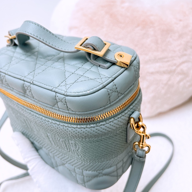 Dior travel vanity 灰色化妝包/斜挎包-5
