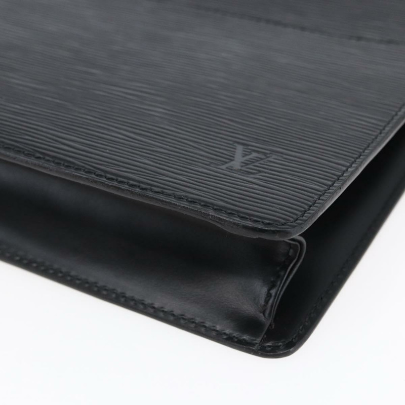 【日本直送】路易威登 Epi Pochette Homme 手拿包黑色 Noir M52522 LV 正品 th6429-6