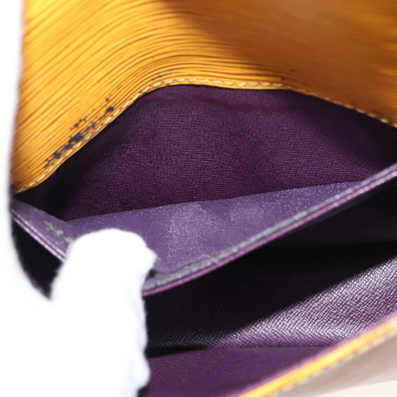 【日本直送】路易威登 Epi Saint Cloud PM 肩背包 黃色 M52219 LV Auth bs30112-10