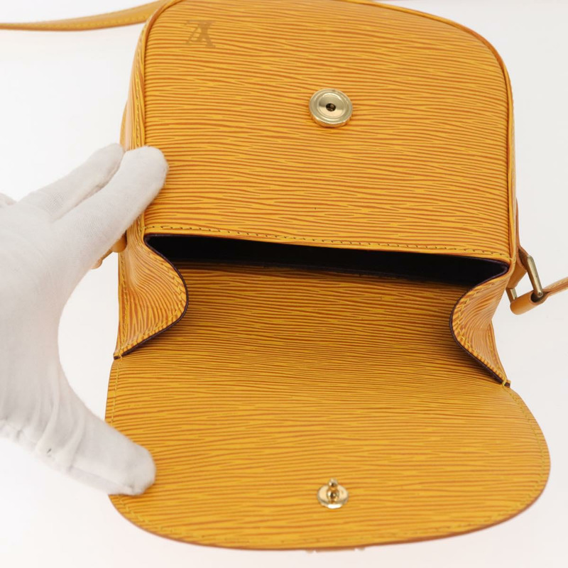 【日本直送】路易威登 Epi Saint Cloud PM 肩背包 黃色 M52219 LV Auth bs30112-16