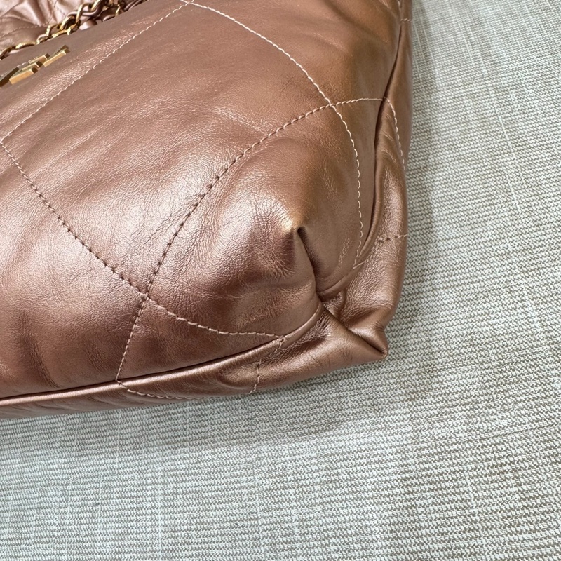 香奈兒香檳金22Bag 小號-14