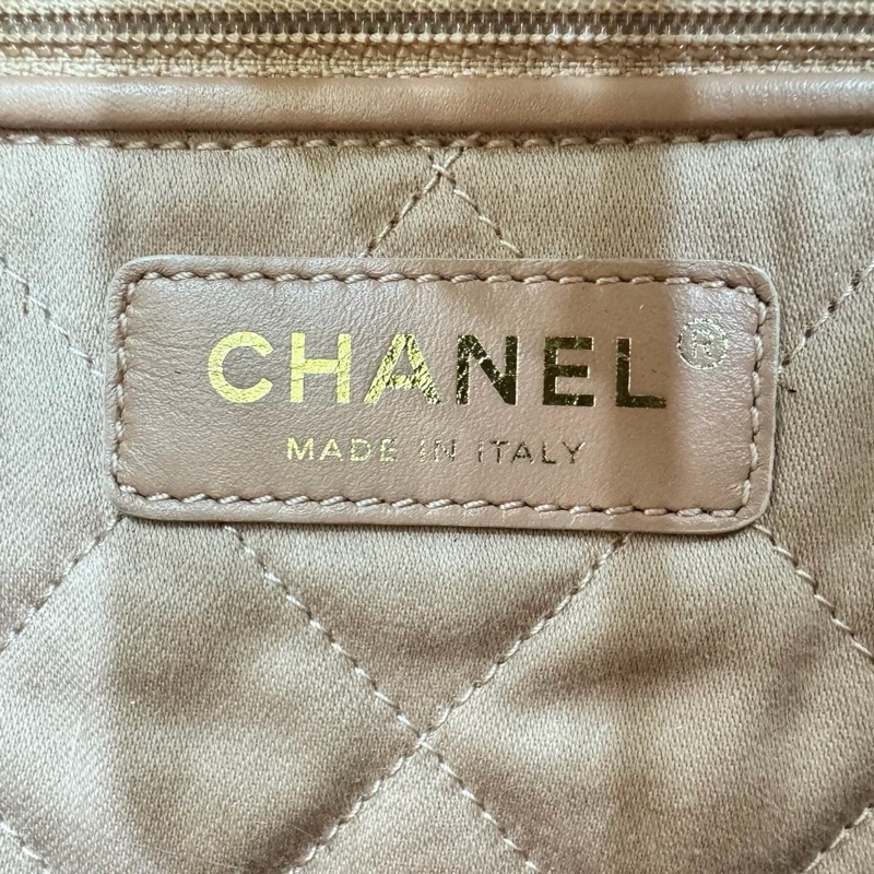 香奈兒香檳金22Bag 小號-26