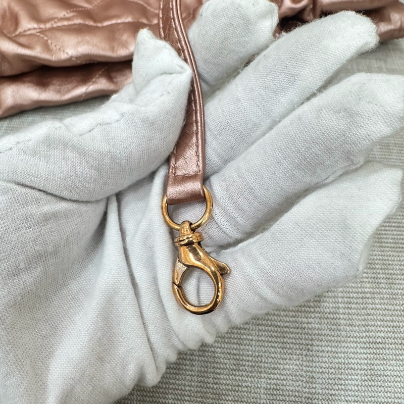 香奈兒香檳金22Bag 小號-29