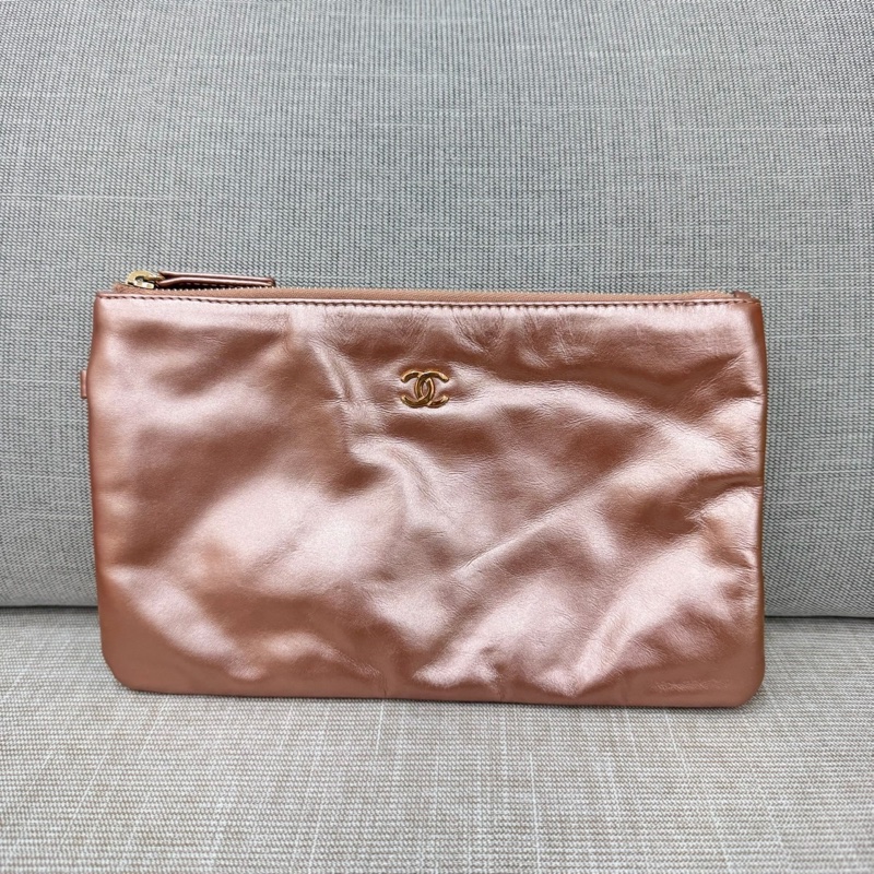 香奈兒香檳金22Bag 小號-34