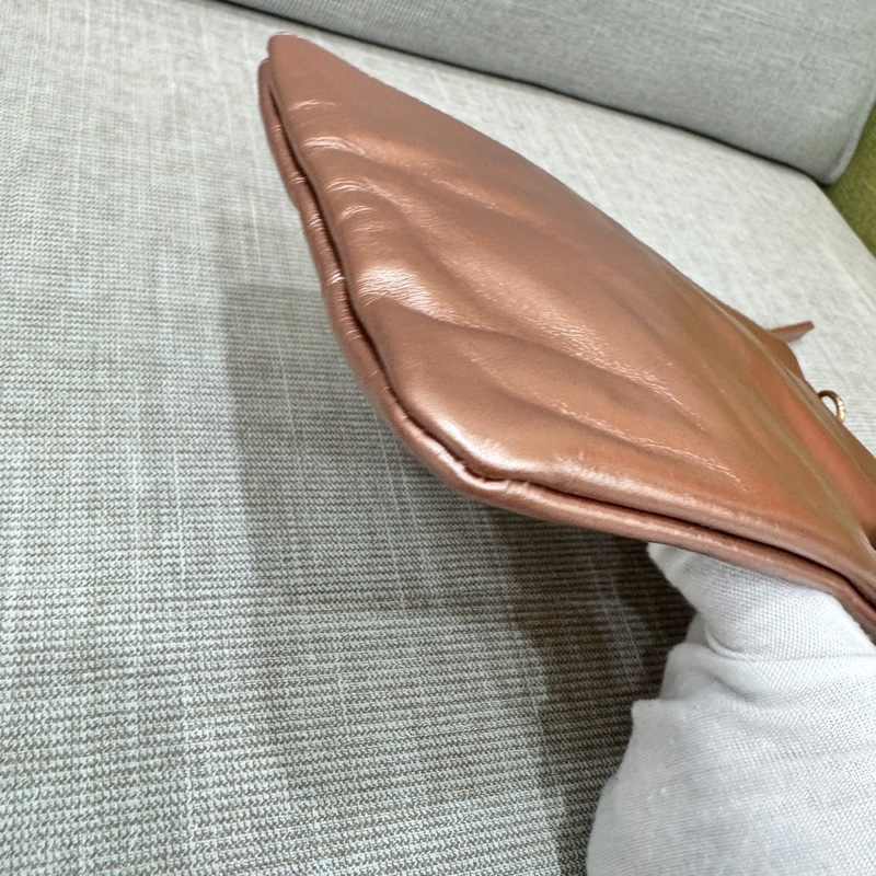 香奈兒香檳金22Bag 小號-41