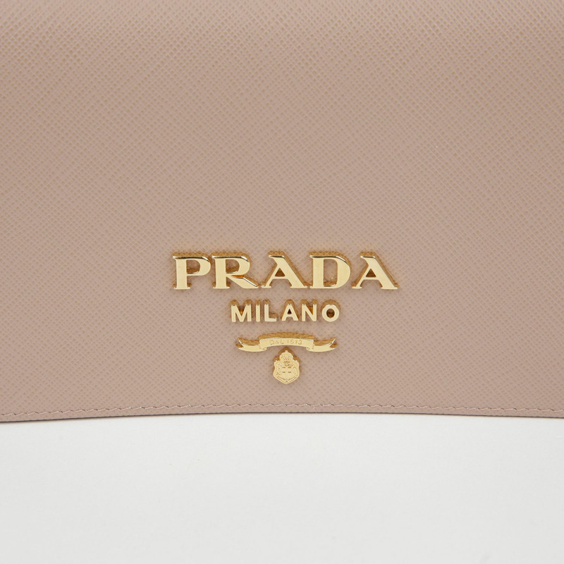 【包稅】PRADA 金屬Logo迷你鏈條單肩斜背包 1BP018-2