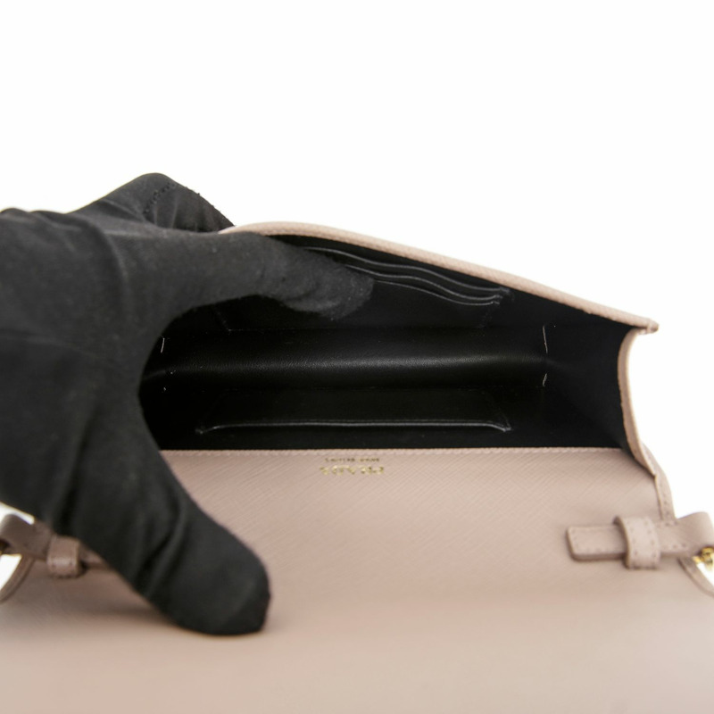 【包稅】PRADA 金屬Logo迷你鏈條單肩斜背包 1BP018-8