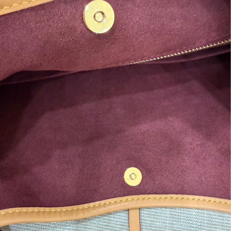 LV M46197 CARRYALL MM系列Monogram帆布牛皮飾邊手提 肩背包 斜背包附萬用包-32