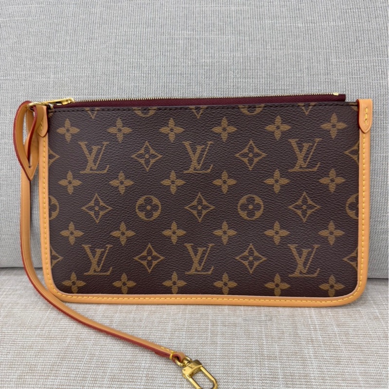LV M46197 CARRYALL MM系列Monogram帆布牛皮飾邊手提 肩背包 斜背包附萬用包-37