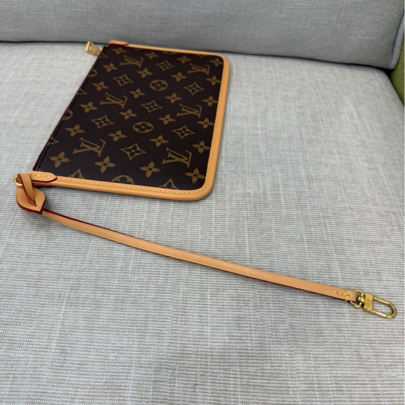 LV M46197 CARRYALL MM系列Monogram帆布牛皮飾邊手提 肩背包 斜背包附萬用包-45