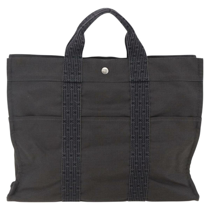 【日本直送】愛馬仕 Her Line 中型手提包 帆布 灰色 正品 hk3126-1