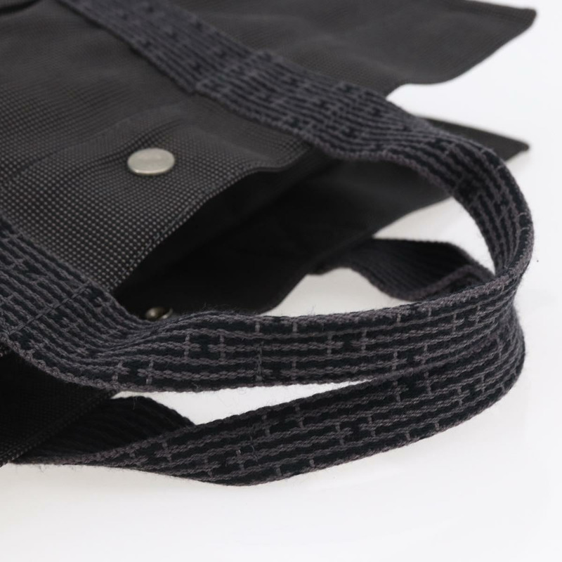 【日本直送】愛馬仕 Her Line 中型手提包 帆布 灰色 正品 hk3126-6