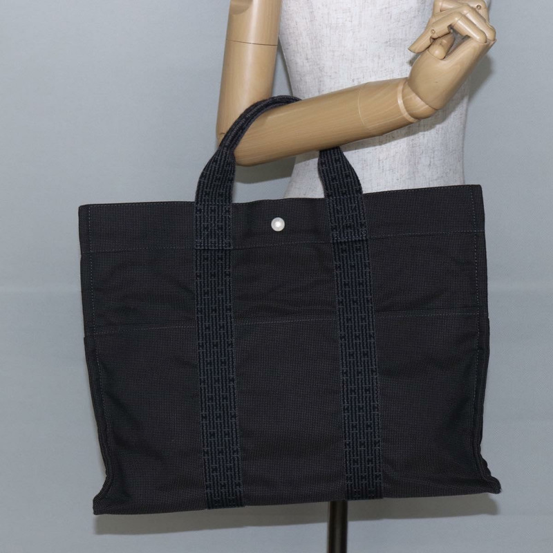 【日本直送】愛馬仕 Her Line 中型手提包 帆布 灰色 正品 hk3126-19