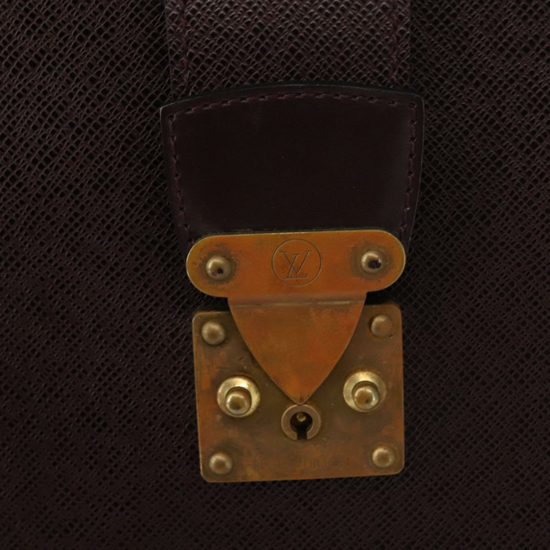 【日本直送】LOUIS VUITTON Taiga 皮革 Ural 公事包 Acajou M30026 LV 正品 th6414-16