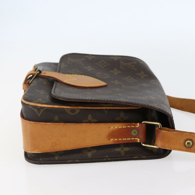 【日本直送】路易威登 Monogram Cartouchiere MM 肩背包 M51253 LV Auth BA6928-3