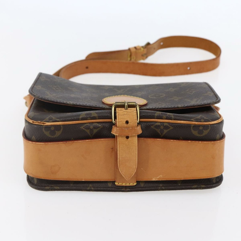 【日本直送】路易威登 Monogram Cartouchiere MM 肩背包 M51253 LV Auth BA6928-4