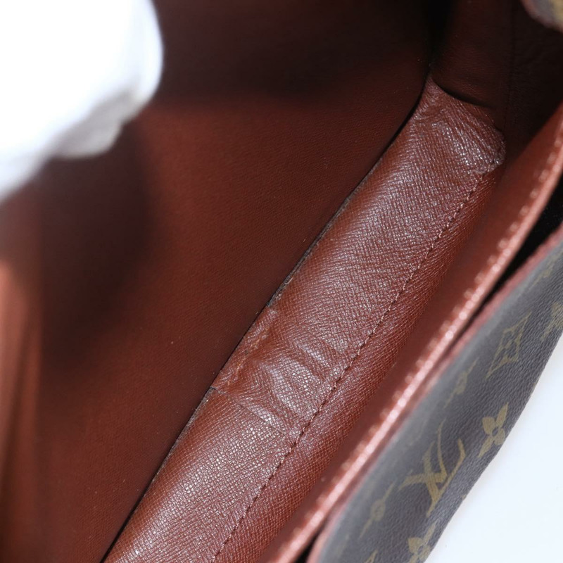 【日本直送】路易威登 Monogram Cartouchiere MM 肩背包 M51253 LV Auth BA6928-10