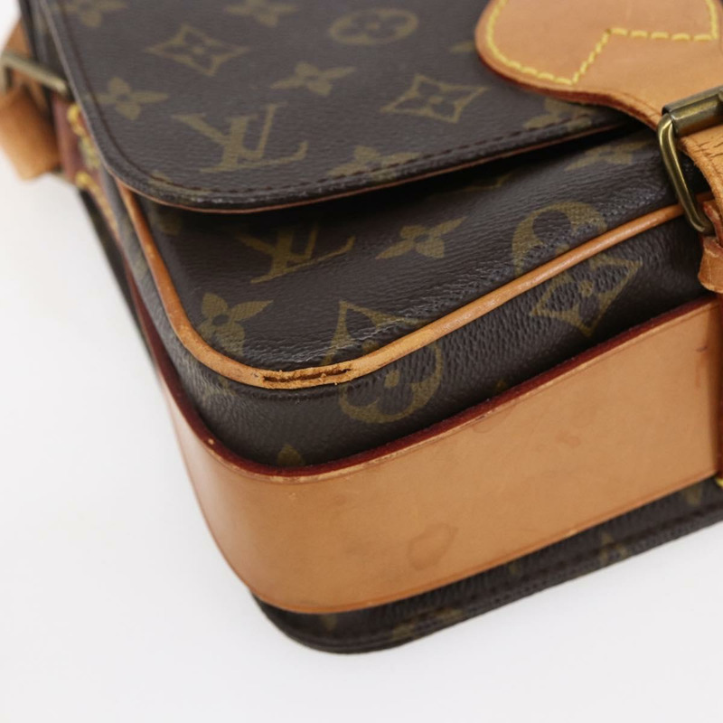 【日本直送】路易威登 Monogram Cartouchiere MM 肩背包 M51253 LV Auth BA6928-14