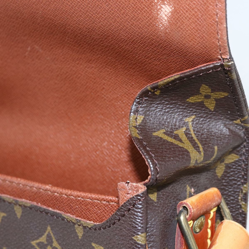 【日本直送】路易威登 Monogram Cartouchiere MM 肩背包 M51253 LV Auth BA6928-19