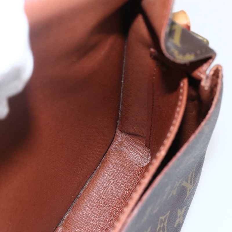 【日本直送】路易威登 Monogram Cartouchiere MM 肩背包 M51253 LV Auth BA6928-20