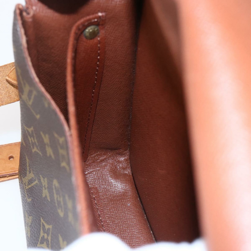 【日本直送】路易威登 Monogram Cartouchiere MM 肩背包 M51253 LV Auth BA6928-21