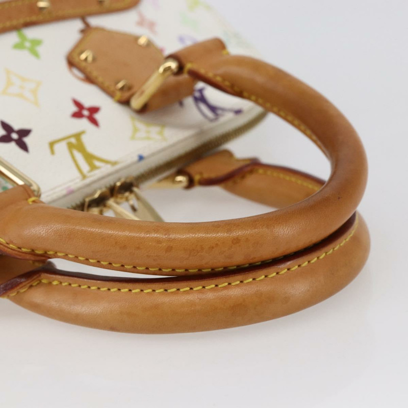 【日本直送】LOUIS VUITTON 字母多色 Alma 手提包 白色 M92647 LV 授權 yk19689-6