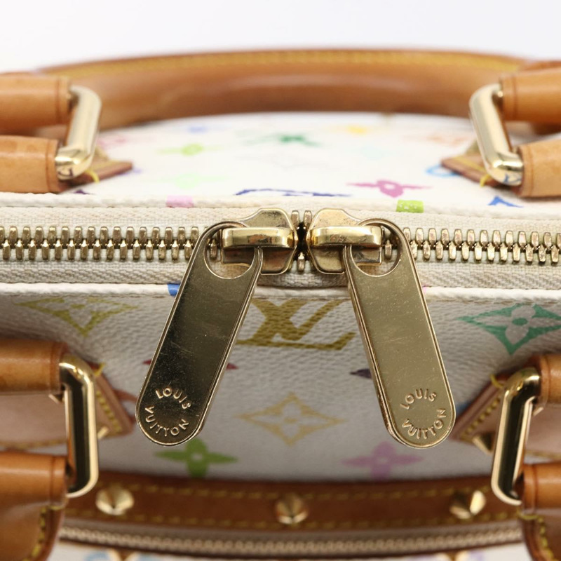【日本直送】LOUIS VUITTON 字母多色 Alma 手提包 白色 M92647 LV 授權 yk19689-9