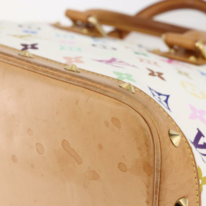【日本直送】LOUIS VUITTON 字母多色 Alma 手提包 白色 M92647 LV 授權 yk19689-14