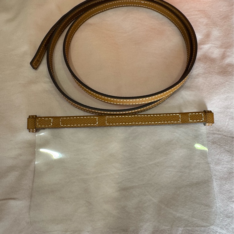 *Hermes kelly 愛馬仕Tc皮金棕金扣長夾-7